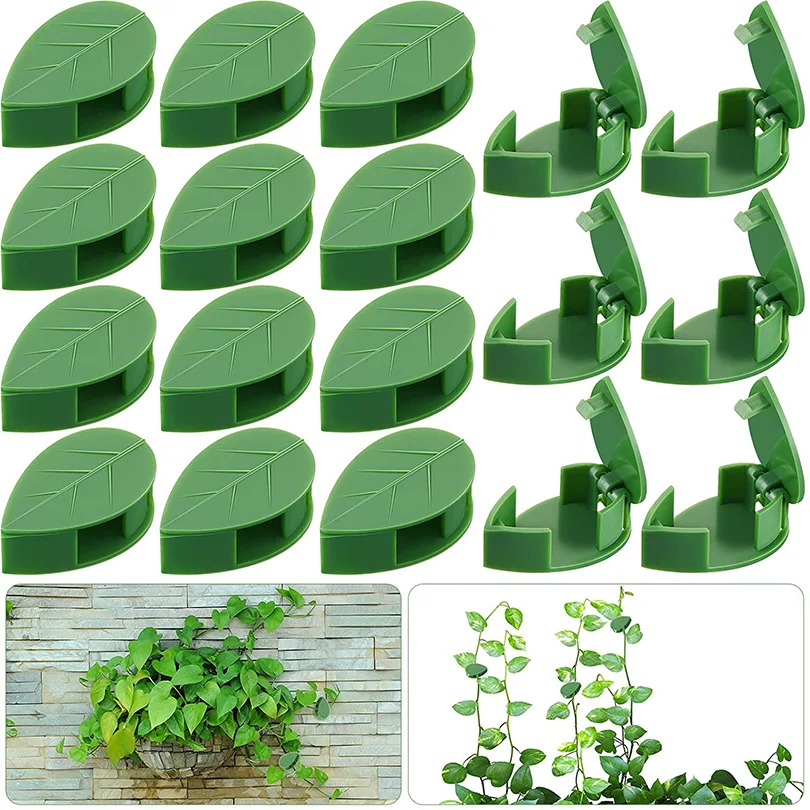 Plant Fixture Clip Plant Climbing Wall Self-Adhesive Fastener Tied Fixture Vine Buckle Hook Garden Plant Wall Climbing