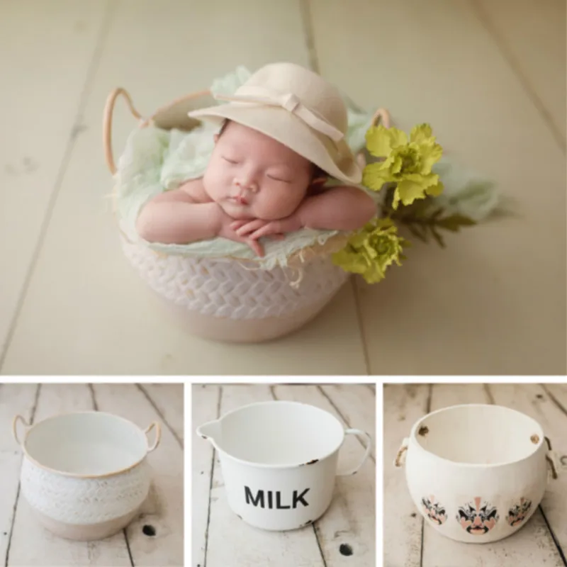 Best Price Newborn Photography Props Wooden Posing Props Metal Creative Cup Shape Container Infant Photo Shoot Props For Studio Novel Props Best Price Newborn Photography Props Wooden Posing Props Metal Creative Cup Shape Container Infant Photo Shoot Props For Studio Novel Props