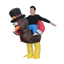 Надувная одежда на День Благодарения для жаркого индейки; забавная Униформа на Хэллоуин; костюм для танцевальной вечеринки; костюм для куклы; одежда для маскарада