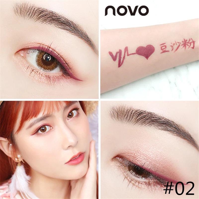NOVO Cosmetics 6 Color Liquid Eyeliner Pencil Eye Makeup Long Lasting Waterproof Colorful Eye Liner Pen NOVO Cosmetics 6 Color Liquid Eyeliner Pencil Eye Makeup Long Lasting Waterproof Colorful Eye Liner Pen