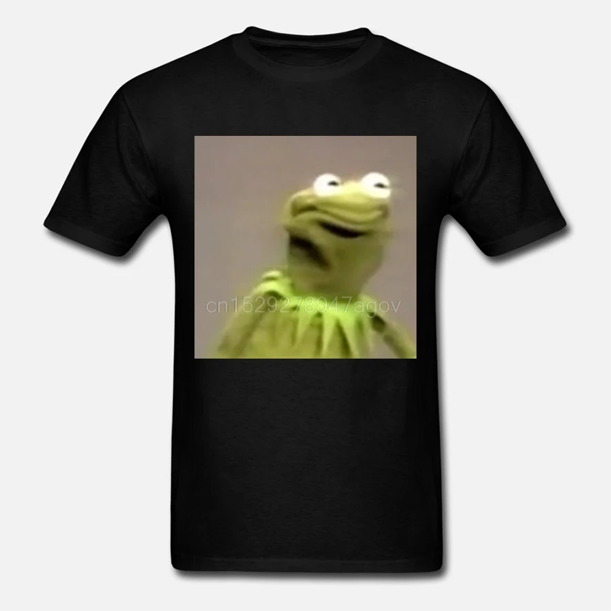 Повседневная футболка с коротким рукавом kermit the frog | Мужская одежда