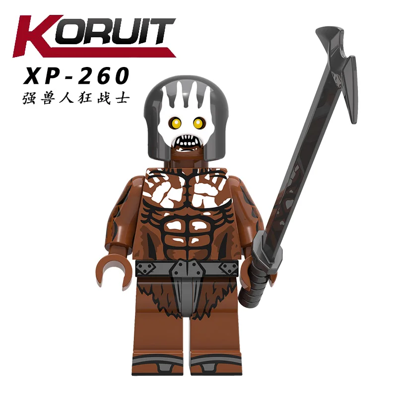 XP260 Властелин колец, фигурка Гондора, герой, солдат, рыцарь, тяжелая пехота, копье, строительные блоки, игрушки forodels, игрушки - Цвет: XP260