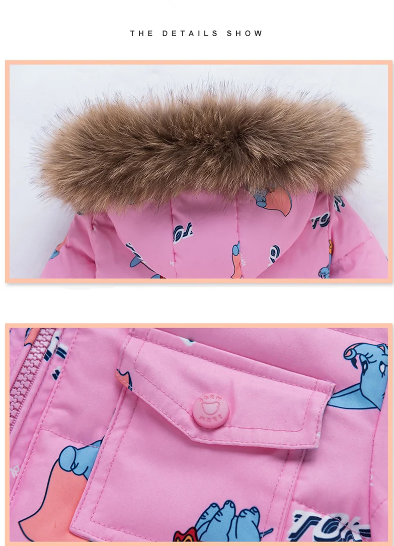 Зимняя одежда для девочек парка для маленьких девочек пуховые пальто зимняя одежда для девочек, куртка зимний комбинезон для маленьких девочек, Детское пальто с капюшоном+ комбинезон, комплект из 2 предметов