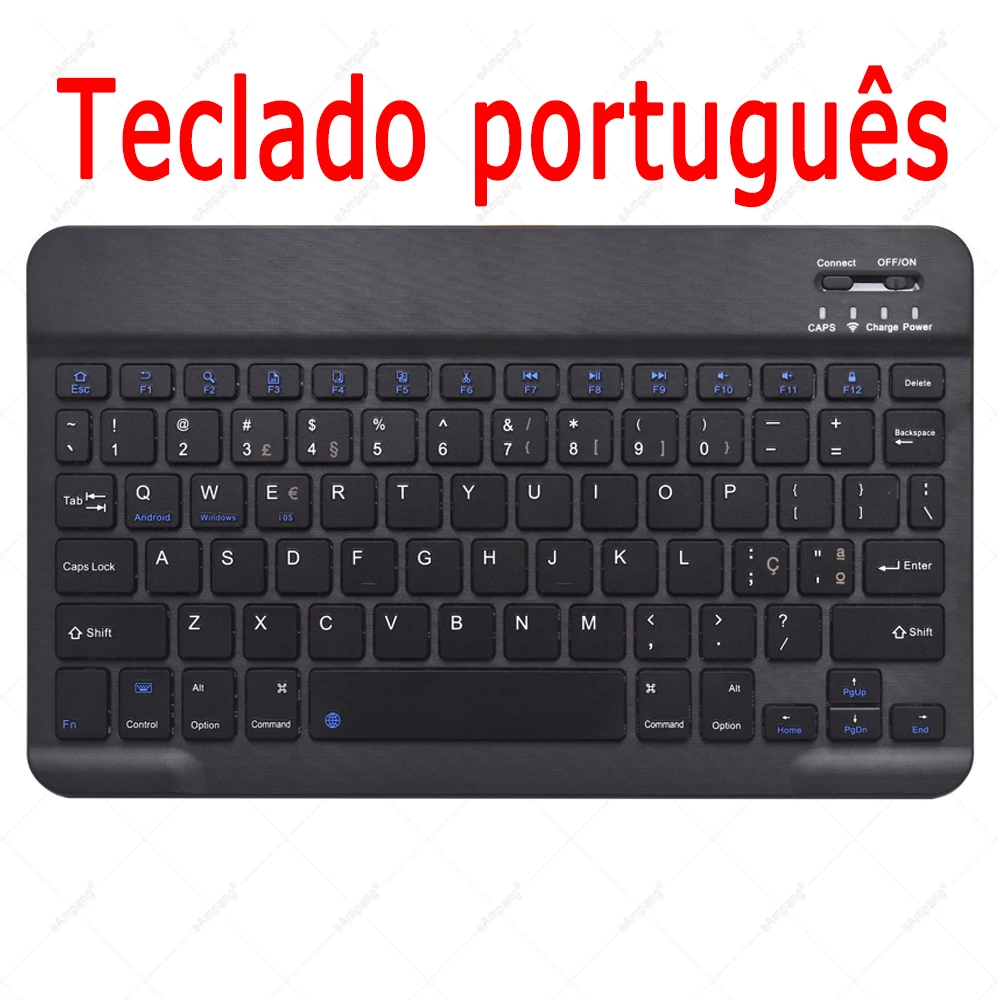 Portuguese Keyboard Case For iPad Mini 4 5 2019 9.7 2017 2018 5th 6th Air 4 4th 3 3rd Pro 10.5 11 2018 2020 10.2 7th 8th Gen
