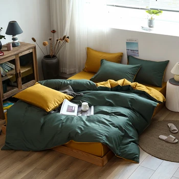 

Bedding Set Duvet Cover and Pillowcases Bed Quilt Cover Home Textile Double Queen King Size Comforter Case for Kids Adults New