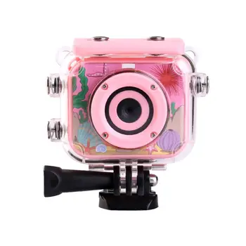 

AT-S20 Mini Children Camera 12MP 2.0 Inch LCD Screen Digital Camera With Waterproof Case HD 1080P Kids Sport Helmet Video Camera