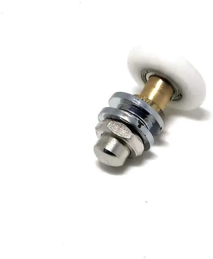 4pcs-8pcs/set 25mm Shower Cabin Room Sliding Glass Door Pulley Wheel Brass Runner Bearing Rollers Hardware Accessories
