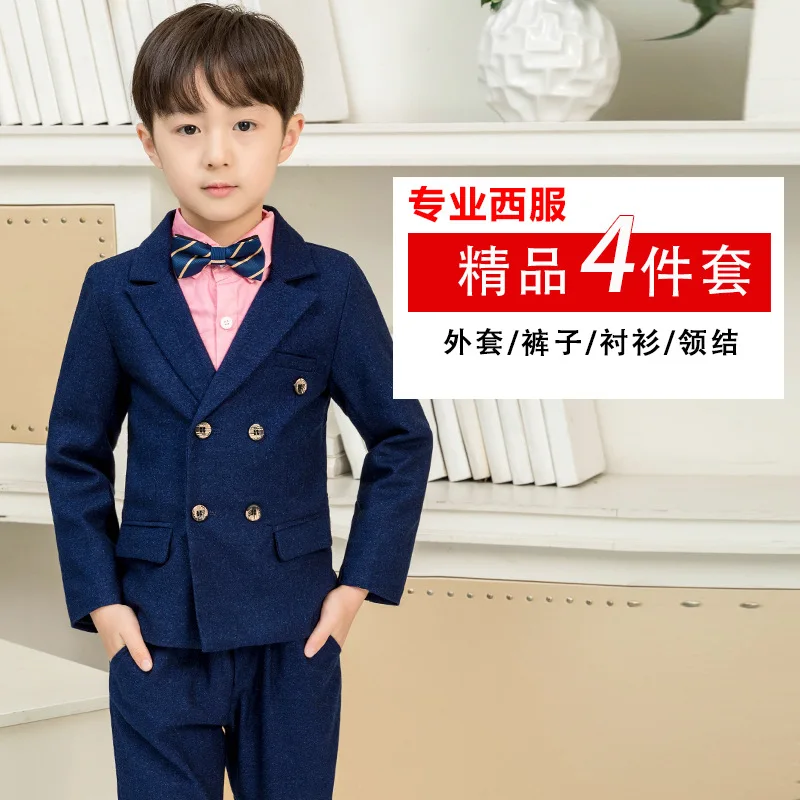 

Autumn And Winter Childrenswear Children Small Suit Set BOY'S Suit Performance Formal Dress Boy Costume