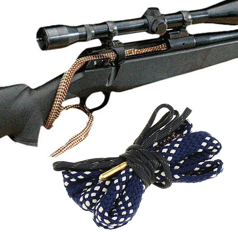 

Hot2019 New Hunting Gun Bore Cleaner Snake Rifle Cleaning Kit Tool Rifle Barrel Calibre Snake Rope Esay/Faster to Use