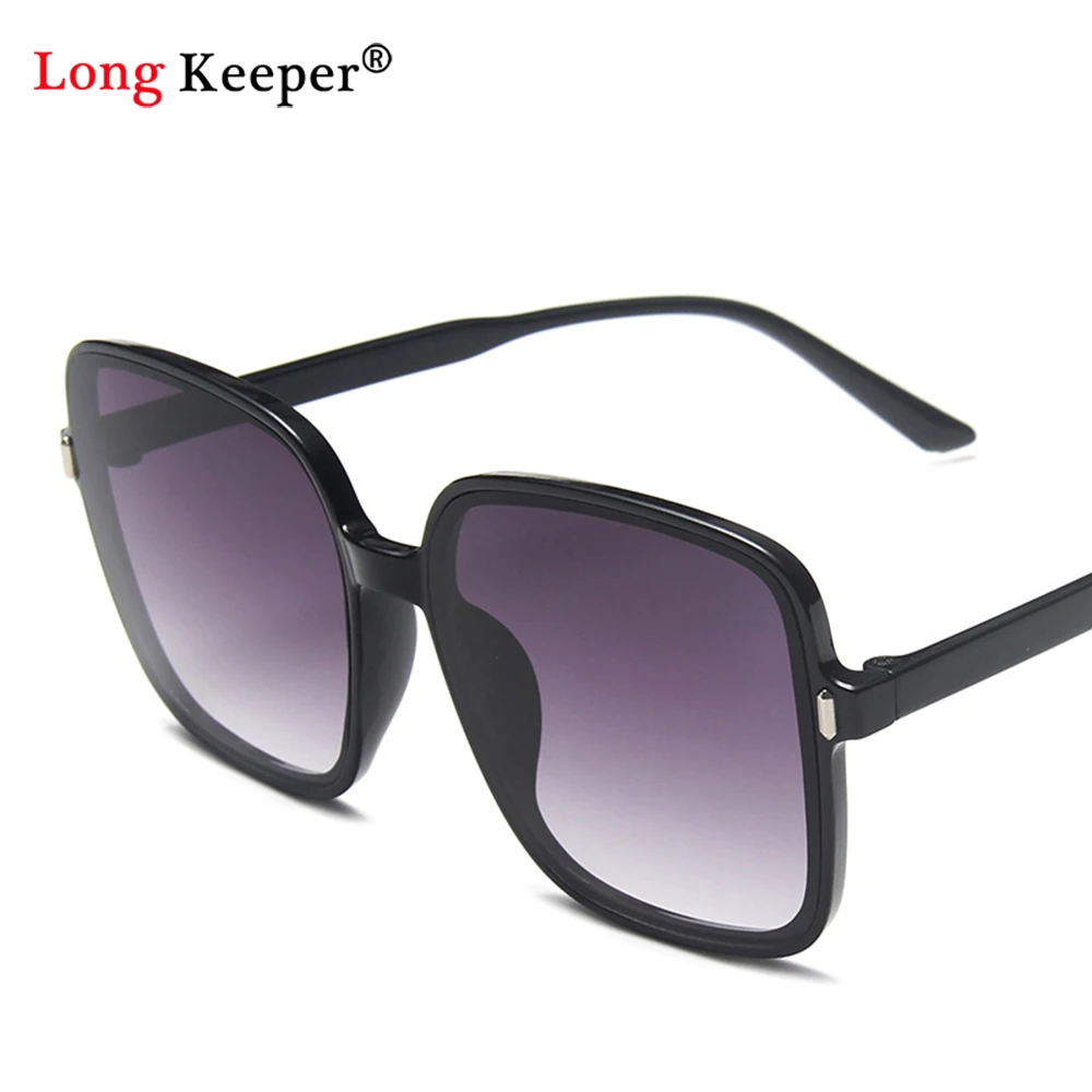 

Oversize Women Sunglasses Vintage Brand Designer Men Transparent Gradient Sun Glasses Big Frame Eyewear UV400 Gafas De Sol Mujer