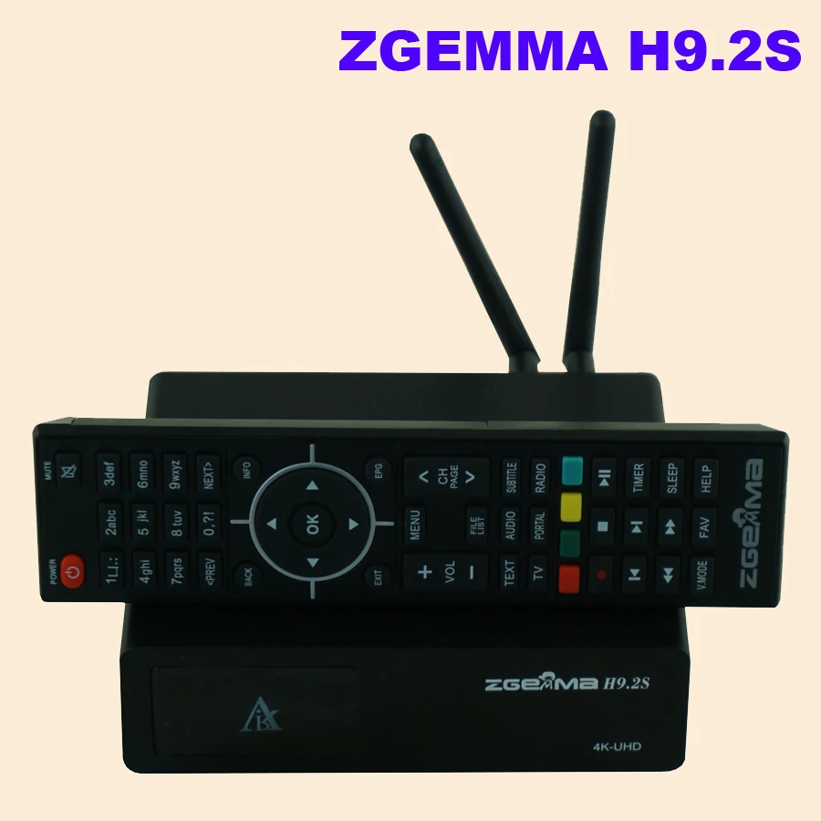 Новая версия ZGEMMA H9.2S Linux OS Enigma2 цифровой 4K UHD DVB-S2 IP tv STALKER 2000 DMIP двойной тюнер спутниковый ТВ Reicever декодер