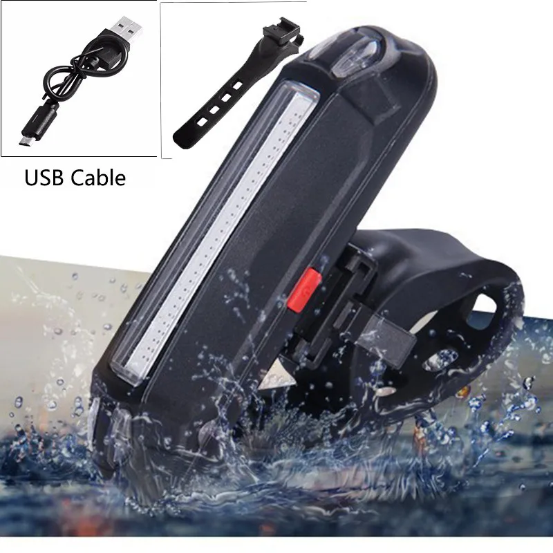 Перезаряжаемый USB велосипедный задний светильник для велосипеда, 3 режима, велосипедный светильник, безопасный светильник, водонепроницаемый велосипедный светильник, яркий светодиодный светильник# LR2
