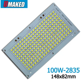 

100W 148x82mm 100% Full Power LED Flooding PCB SMD2835 led PCB board,10000lm Aluminum plate for led floodlight