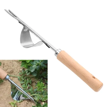 

Stainless Steel Weeder Seedling Transplanter Digging Puller Weeding Tool