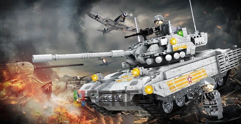 Новинка WW2 M1R2 Танк военные строительные блоки Совместимые армейский солдат оружие фигурки Кирпичи игрушки для детей Подарки для мальчиков