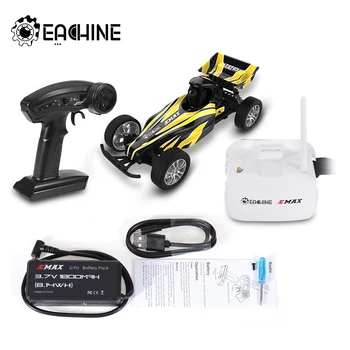 

Eachine&EMAX EAT05 1/24 2.4G RWD EP FPV RC Car With Optional Goggles for Interceptor Full Proportional Control Yellow RTR Model