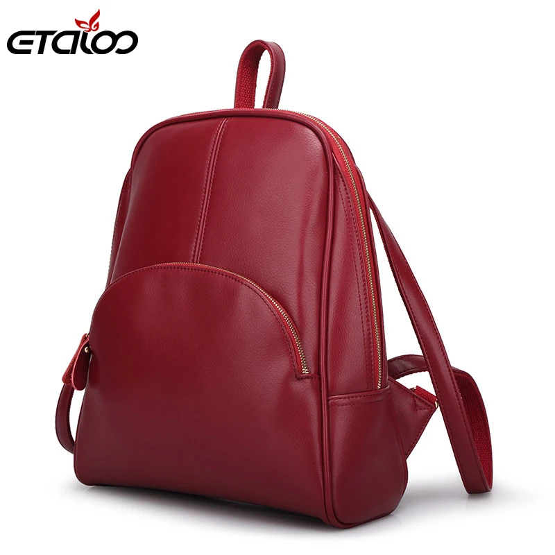 Новинка 2019 модный повседневный рюкзак из искусственной кожи в корейском стиле