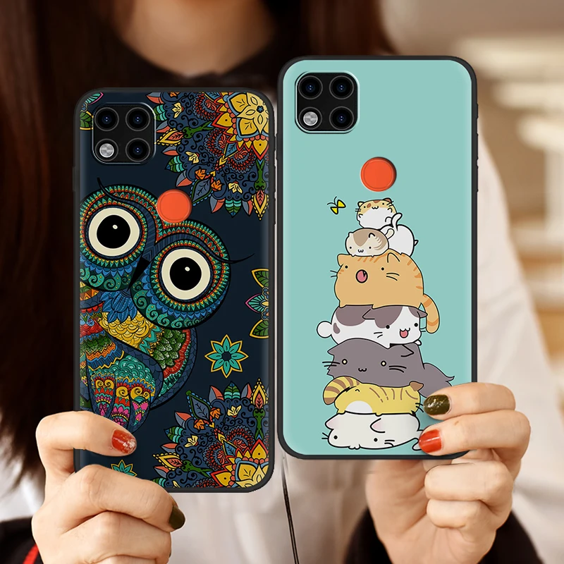Мягкий водонепроницаемый чехол для телефона Xiaomi Redmi 9C/Redmi 9 Индия задняя крышка