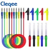 Cleqee 4mm Banana Plug Test Leads Kit with Safty Puncture Needle Piercing Probes Alligator Clips for Multimeter Testing P1043B ► Photo 1/5