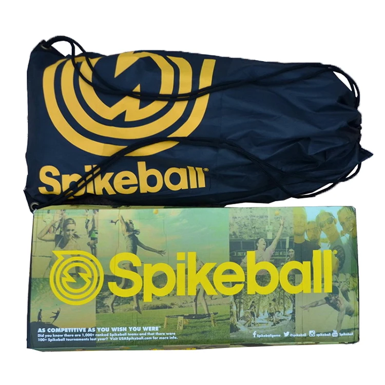 Спайк Набор для игры в мяч Мини пляжный газон волейбол с 3 шариками Spikeball фитнес оборудование для спорта на открытом воздухе команды