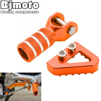 

BJMOTO CNC Motorcycle Gear Shifter Shift Lever Tip Rear Brake Pedal Step Set For KTM EXC EXCF EXCW 125 200 250 300 450 500