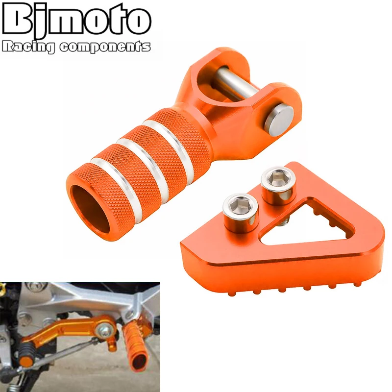 BJMOTO мотоцикла с ЧПУ Рычаг для коробки передач наконечник задний стоп сигнал езды