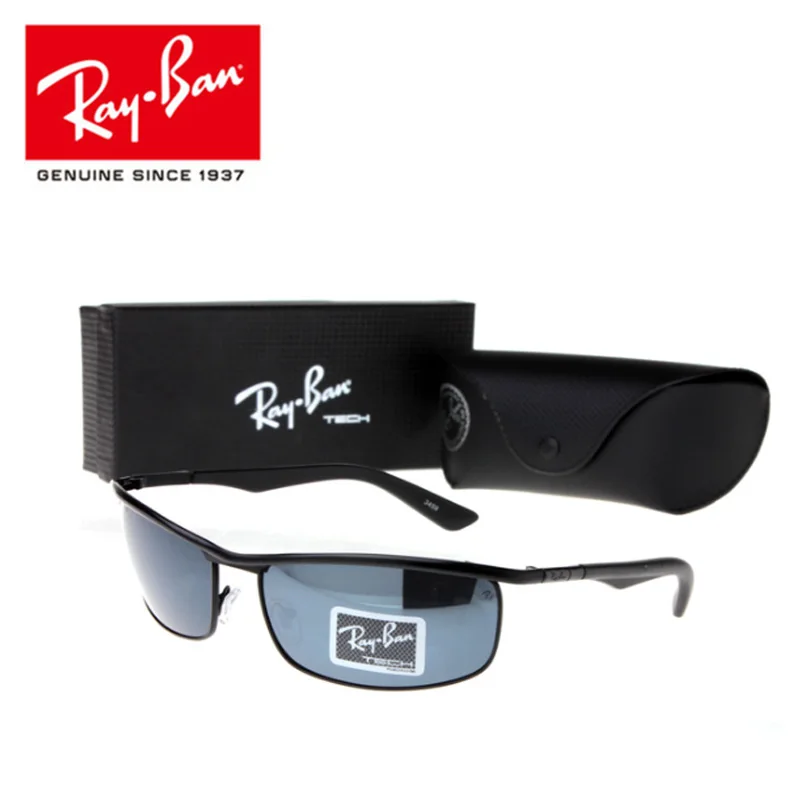 

RayBan RB3459 2019 Square Sunglasses Hiking Eyewear Men Polarized Mirror Driving Retro Sun Glasses Retro Oculos De Sol Feminino