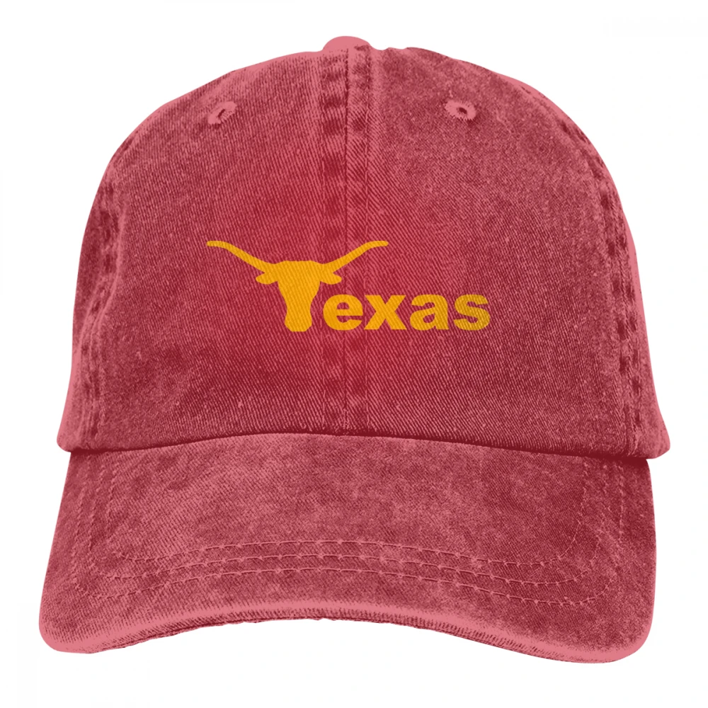 Texas Love Casquette черные унисекс Мужские Женские джинсовые бейсболка с ремешком кепки регулируемые Гольф папа шляпа