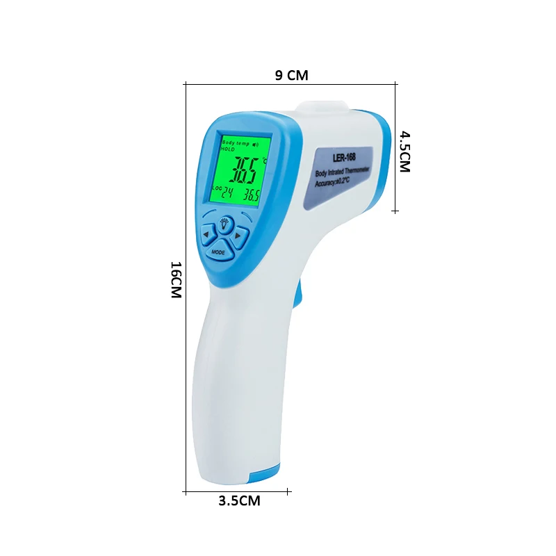 Мультифункциональный цифровой термометр для детей и взрослых, инфракрасный термометр для лба и тела, бесконтактный прибор для измерения температуры