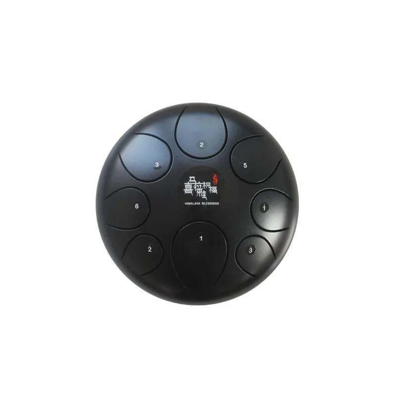 Стальной языковой барабан в " handpan с 8 шт пентатонической музыкальной нотой D E F# A B D E F# и любого цвета