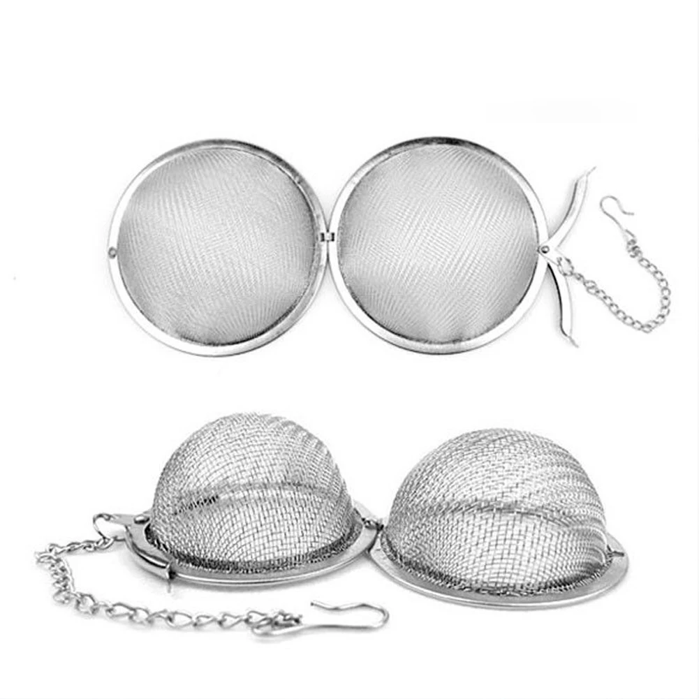 

Tea Infuser Ball Mesh Loose Leaf Herb Strainer Stainless Steel Secure Locking Tea Strainer Tea Ball