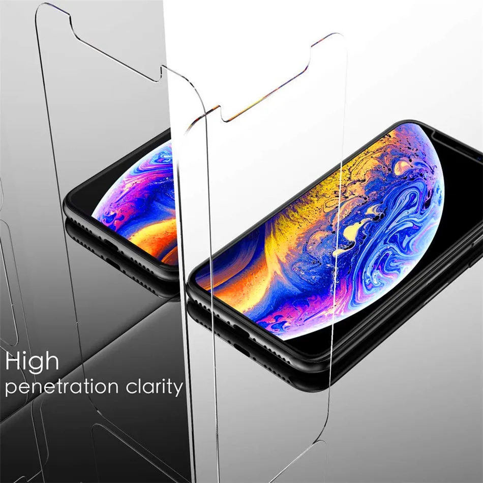 3 шт. в упаковке, закаленное стекло для iPhone 11 Pro Max/iPhone XS Max, Защита экрана для всех, 6,5 дюймов, новинка, закаленное стекло для экрана iPhone