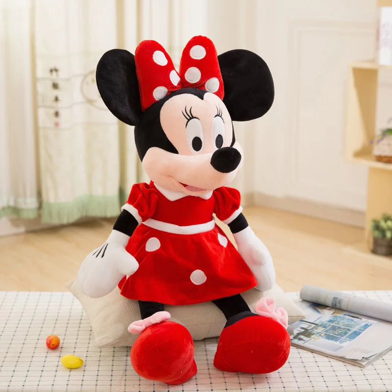 Disney Mickey Mouse Minnie Plush Dolls Animal Stuffed Toys