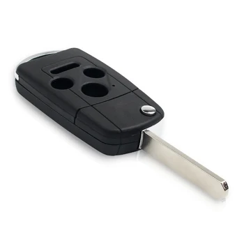 KEYYOU modificato Filp pieghevole a distanza per auto chiave Shell Fob Case per Honda Fit CRV Civic Insight Ridgeline HRV Jazz ACCORD 2003-2013 - KEYYOU modificato Filp pieghevole a distanza per auto chiave Shell Fob Case per Honda Fit