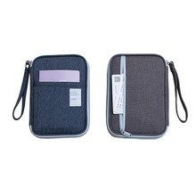 Женская дорожная Обложка для паспорта, бизнес-держатель для карт, Мужская водонепроницаемая ткань Оксфорд, посылка для кредитных карт, Кошелек, Чехол для карт, сумка для файлов