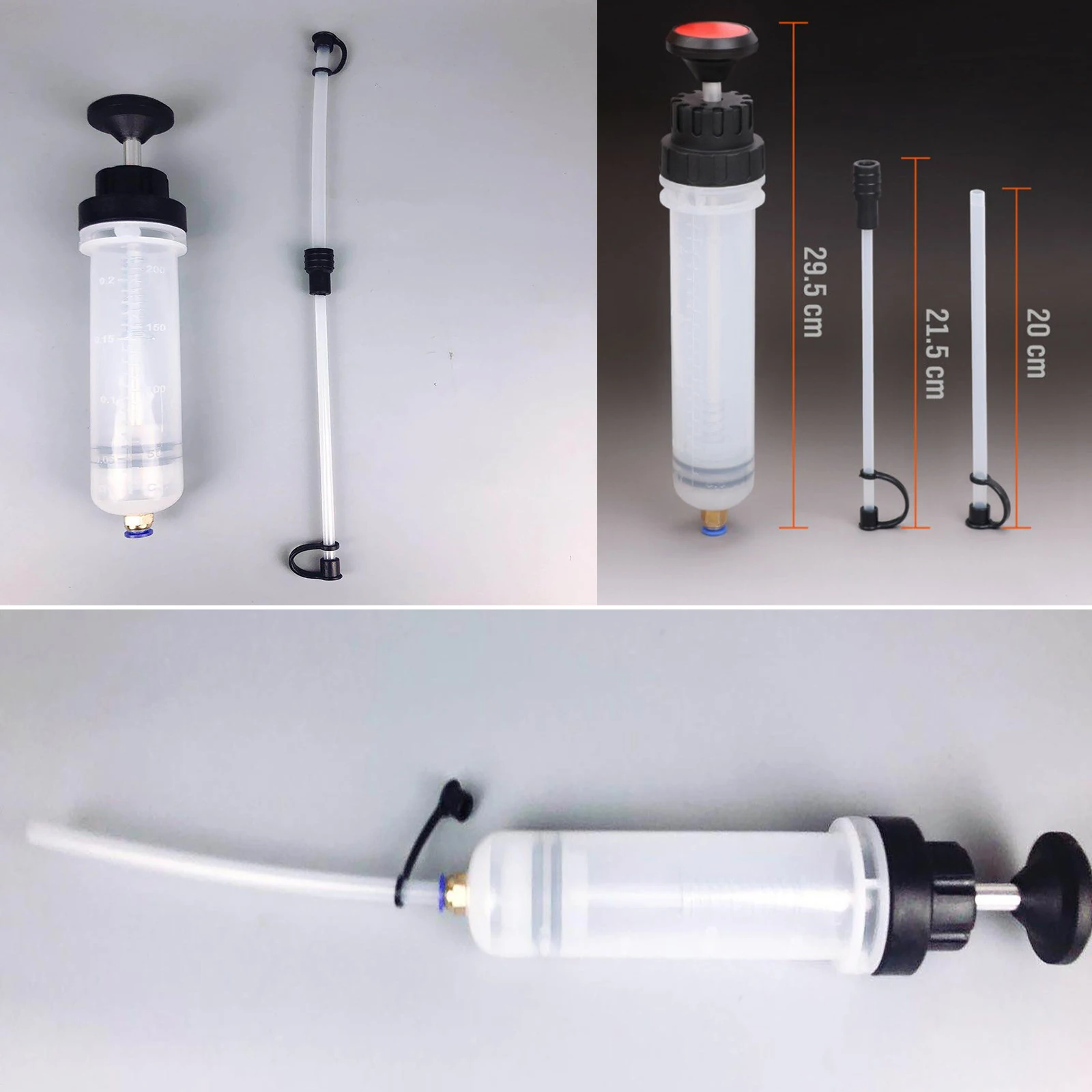 200CC Manual Fluid Extractor Extraction Filling Syringe Transfer Liquid Pump 200CC Manual Fluid Extractor Extraction Filling Syringe Transfer Liquid Pump