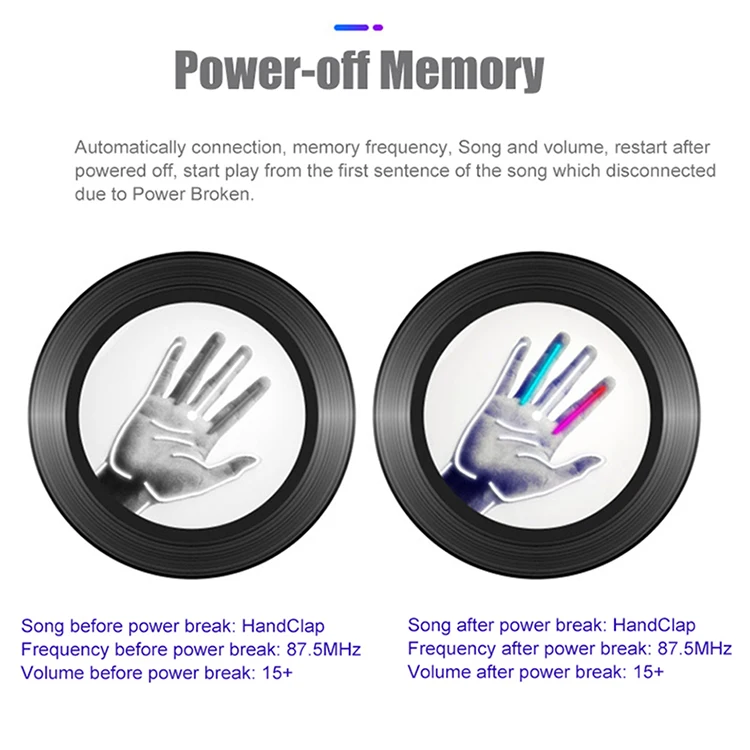 JINSERTA Bluetooth 5.0 FM Transmitter Car Handsfree Calling Dual USB Charger Support U Disk/ TF Card Mp3 Music Player