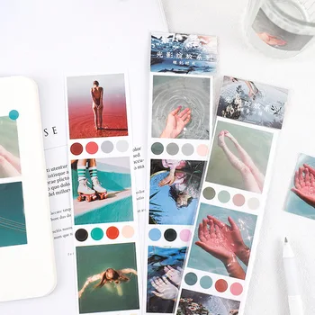 

3 pcs/lot Kawaii Film Decorative Aesthetic Stickers DIY Cute Journal Diary Scrapbook Sticker Korean Stationery School Supplies