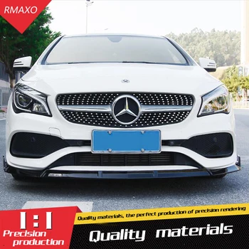 

For Mercedes-Benz CLA W117 Body kit spoiler 2016-2018 CLA 200 180 250 ABS Rear lip rear spoiler front Bumper Diffuser Protector