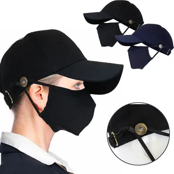 

Masque Fast delivery Máscara Headband Universal 2 In1 Cap & Mask Flexible Hat Circumference Cotton Can Put Filter Mascarilas