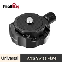 SmallRig Tripod Head Quick Switch Clamp with Plate Arca-Swiss Style Quick Release Plate For Video Shooting Tripod -  2469