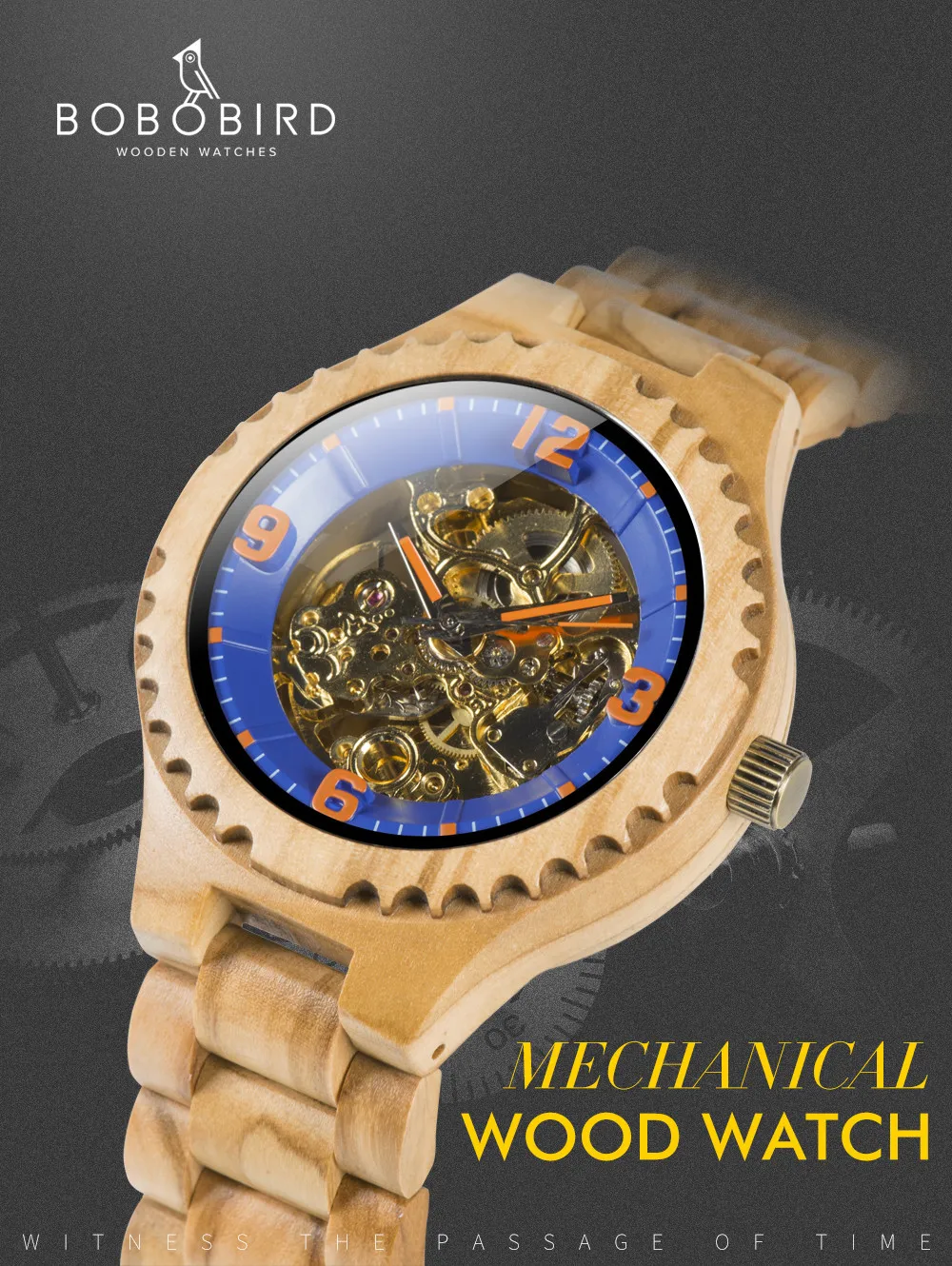 Orologio uomo BOBOBIRD лучший бренд механические часы с автоматическим подзаводом мужские наручные часы pagani Дизайн С ПОДАРОЧНОЙ КОРОБКОЙ дропшиппинг V-S29