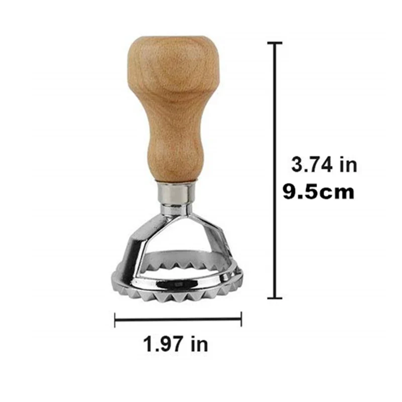 Круглых равиоли штамп формочка для приготовления пельменей квадратный нож для равиоли пресс-форм - Цвет: small round