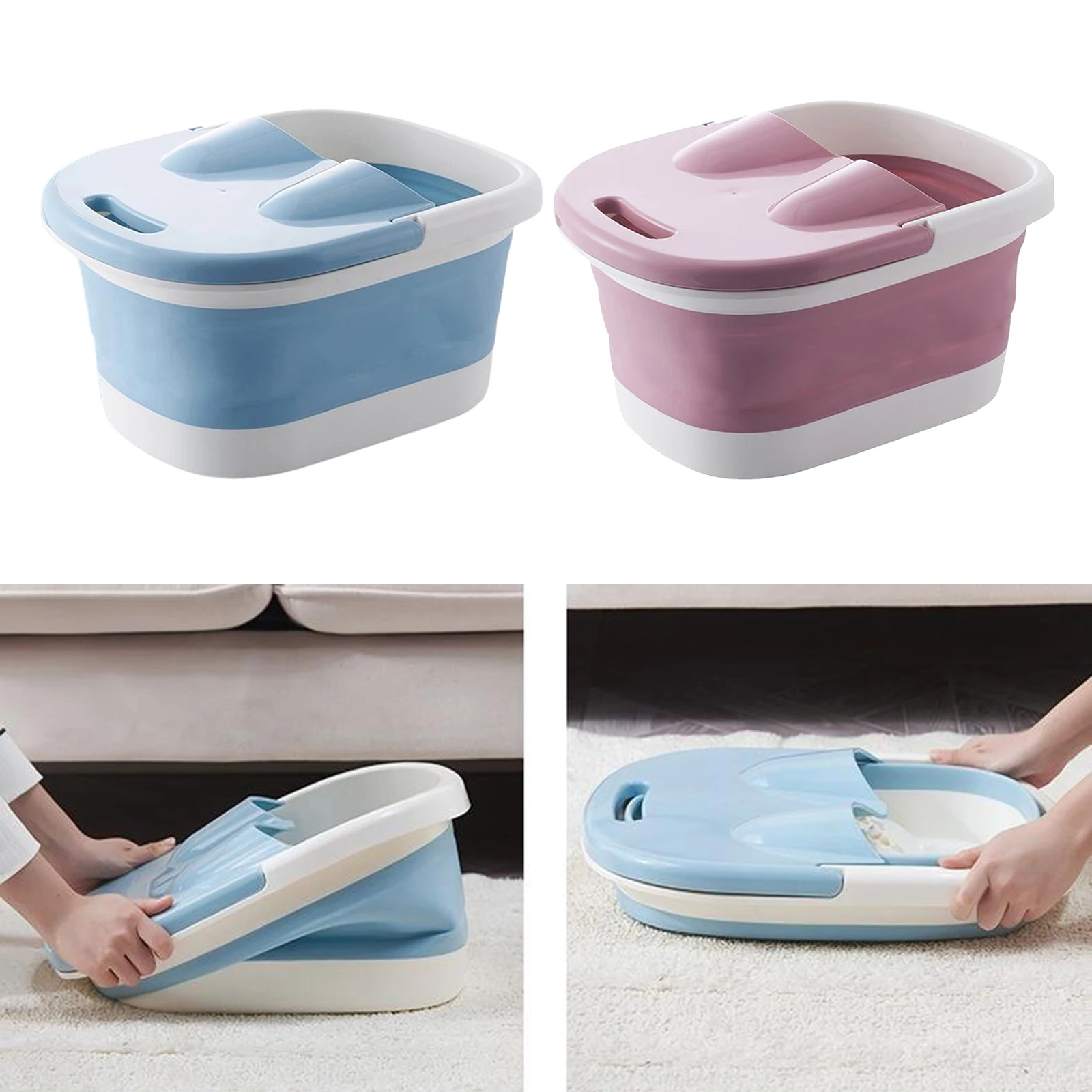 Foldable Foot Bath Basin Foot Soak Tub for Soaking for Callus Remover & Foot Care Plastic Wash Basin Gift