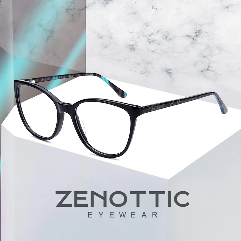 Очки ZENOTTIC женские для близорукости рецептурные оптические прозрачные очки с