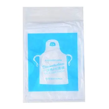 

100Pcs Disposable Apron Transparent Cleaner Oil-proof Sanitary Apron Kitchen Hairdressing Female Barbecue Barbecue Party