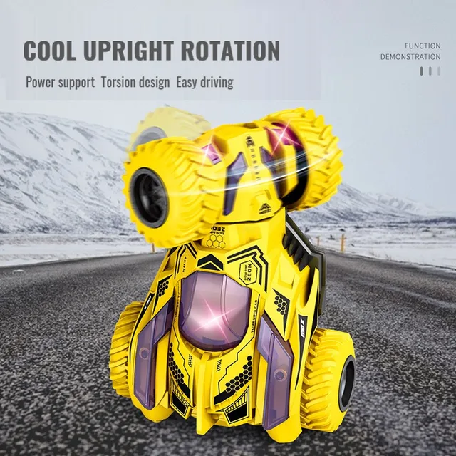 ABS Double-sided Four-wheel Drive Inertial Toy Car Stunt Collision Rotate Twisting Off-road Vehicle Kids Toys Model Car For Boys 4