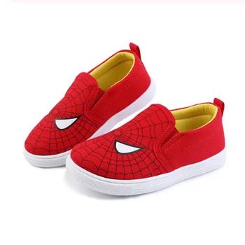 

Kids Toddler Canvas Sneakers Boys Shoes Children Superman Spiderman Batman Shoes New Girls Fashion Cotton Soft Kids Casual Shoes