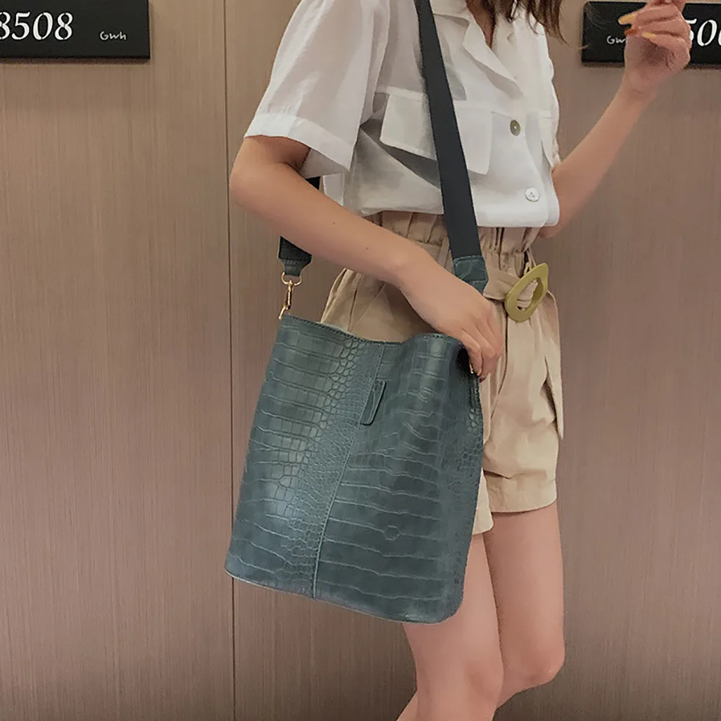 OCARDIAN handbag Fashion Stone Pattern Tote Bags For Women Handbags Women Bags Designer Hasp Shoulder Bag Handbags Sac O10