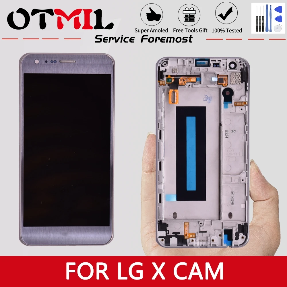 ЖК дисплей 5 2 дюйма для LG X Cam сенсорный экран рамка дигитайзер в сборе K580DS K580